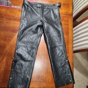 Perrini Leather Riding Pants Men Size XL
